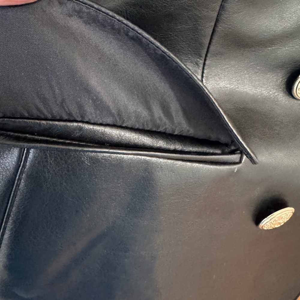 Calvin Klein Black Faux‎ Blazer - Picture 8 of 16